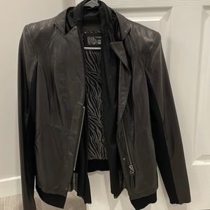 Mackage leather jacket XS